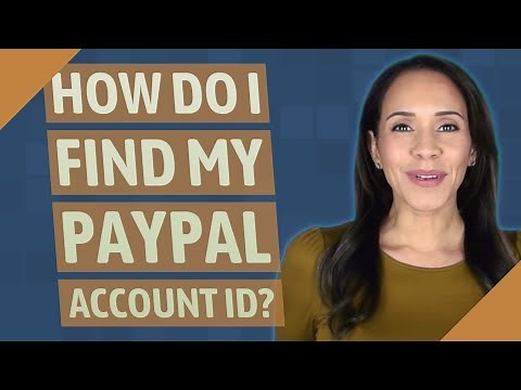 How do I find my PayPal account ID?