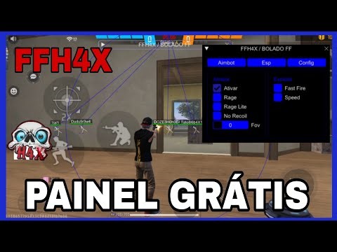 MOD MENU FFH4X/ BOLADO GRÁTIS PARA ANDROID IOS ATUALIZADO [ FREEFIRE LITE ]