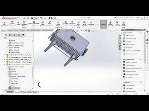 SOLIDWORKS full assembly ribbon mixer
