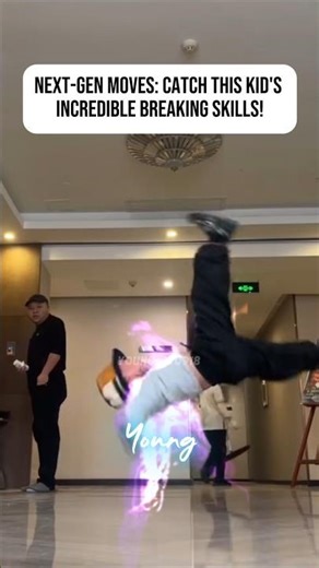 Next-Gen Moves: Catch This Kid's Incredible Breaking Skills! #breakdance #dance