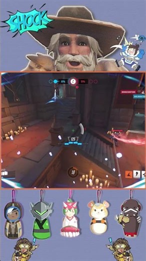 His Reaction Time Is Not Human! #gaming #moments #overwatchps#overwatch2