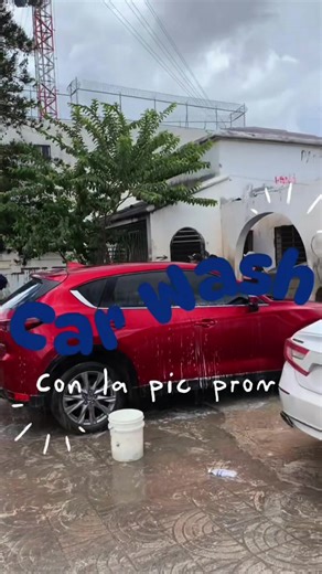 Un día de trabajo, coro y mucha agua 😭 Así se vivió el Car Wash de la promo. Gracias a todos los que nos apoyaron! #promo #fyp #fy #carwash #senior
