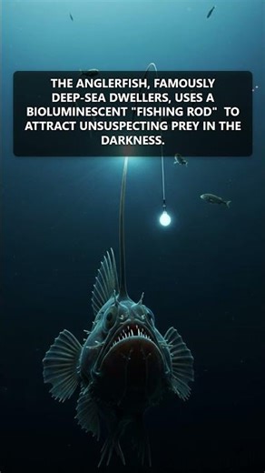 Anglerfish: Deep Sea Hunter with a Bioluminescent 'Fishing Rod' Lure!