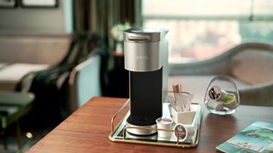 Keurig K-Suite Premium In-Room Hospitality Coffee Maker, Single Cup, Silver/Black