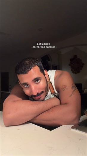 Thushal on Instagram: "This recipe is by @kennascooks but I definitely went off script. I made these for someone who’s allergic to flour produced in the U.S, so I used imported 00 pizza flour instead🧍🏾‍♂️. The texture turned out super crumbly, almost shortbread like and honestly, I love it. Had one warm with butter and my forever obsession: hot honey. So good.🤤🤤🤤 ✨HAPPY NEW YEARS PAPI✨ #explore #fyp #gay #mlm #cooking #baking #cookie #comfortfood"