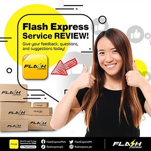 Para sa mas maalagang Flash service, please spare 2 minutes of your time to help us understand your experience with us. Click the link for feedback and suggestions: https://bit.ly/FlashPHSurvey Thank you for trusting us with your parcels 😊 | Flash Express Philippines