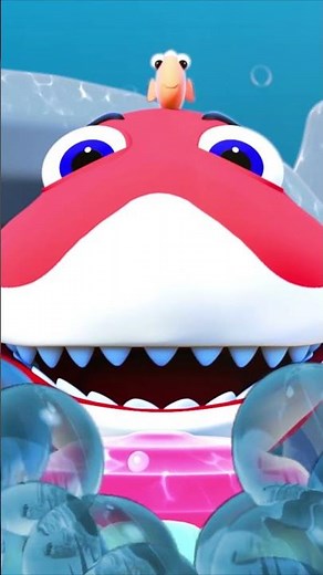 Baby Sharks - Learn Numbers Song #babyshark #shorts #nurseryrhymes #kidssong #hooplakidz