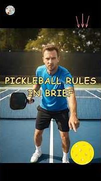 Pickleball Rules in Brief \u00100