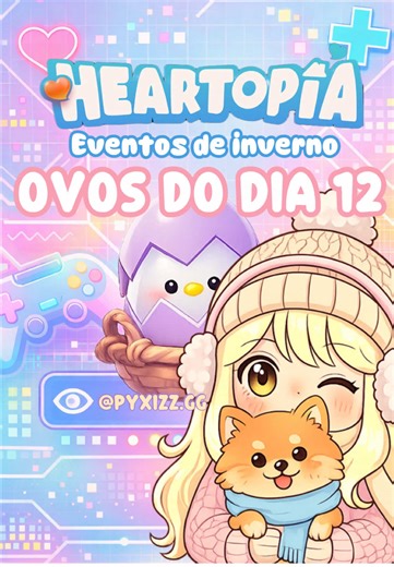 Localização dos Ovos em Heartopia para 11 de Fevereiro