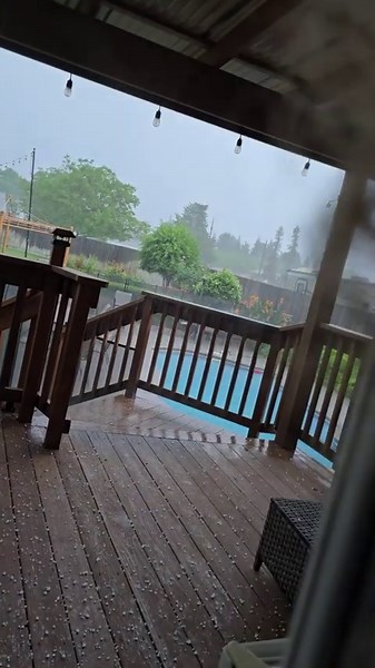 Hailstorm hits South Yuba City