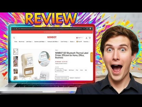 Niimbot B21 Label Maker Review 2026 Cheap or Premium Label Printer Test