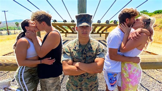 Taking on a military obstacle course tests strength