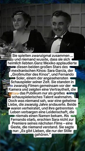 Zwanzig Filme, eine geheime Liebe – Das stille Geheimnis von Sara García und Fernando Soler