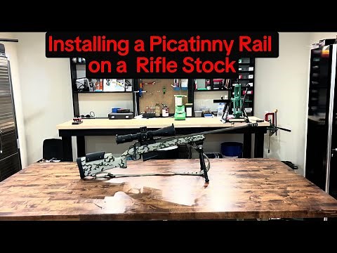 How to Install a Picatinny / Arca Rail to your Stock | Weatherby Model 307 MeatEater 7 PRC