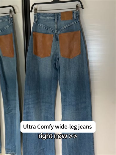 Wide leg cut balances your shape, hides imperfections and suits all body types perfectly. #spring #fyp #viral #ootd #jeans