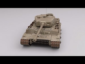 Tiger Tank in Action