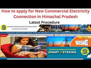 How to apply for Online New Commercial Electricity Connection in Himachal Pradesh | Latest procedure