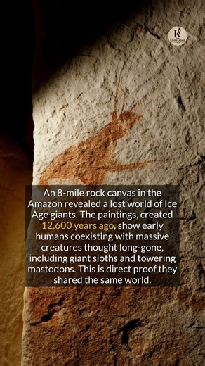 177K views · 4.8K reactions | Ancient 8-mile-long rock art reveals a lost world of Ice Age giants. #ancienthistory #archaeology #discovery | Knowledge | Facebook