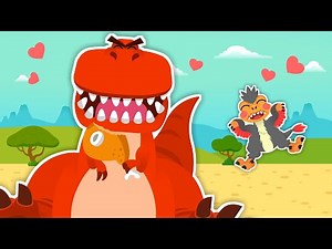 The Opposites Song | Dinosaur : Big vs. Small | Dino Nursery Rhymes & Kids Songs