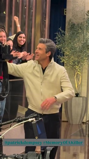 🎥 Patrick Dempsey’s arrival on “Live with Kelly and Mark” today (28/01) in New York City. ——— IG: livekellyandmark. Patrick Dempsey Live with Kelly and Mark | The Dempsey Hub