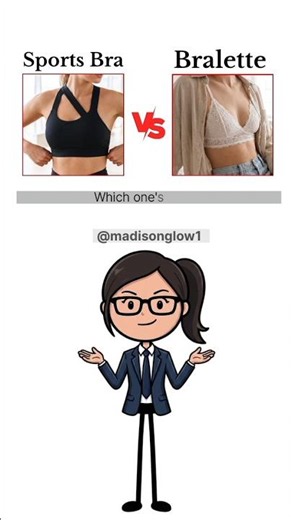 Sports Bra vs Bralette: Which One Is Better? 👙✨ #shorts #usa #newwork #usfashion #asthetic