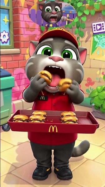 TOM the Cat ATE 20 McDonald's HAMBURGERS 🍔(New Song 2026)