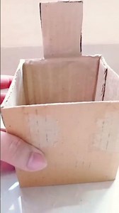 The easiest DIY Using a Mini Cardboard Box! 🎁 #diy #cardboard #box #craft #reels #diybox #creative
