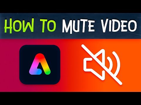 Adobe Express How to Remove Audio from Video