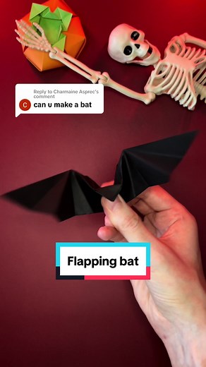 Easy Paper Flapping Bat Tutorial