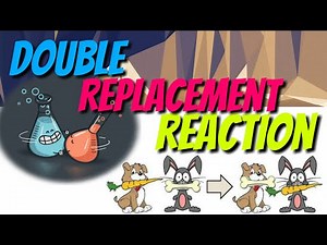 Double replacement reaction, reaction between silver nitrate and sodium chloride.