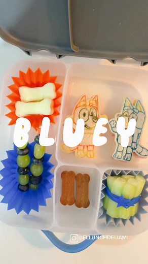 Bluey Themed Kids Lunch Ideas