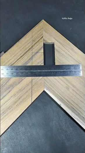 A quick way to measure combined angles #woodworking #carpentry #woodwork #tipsntricks #diy
