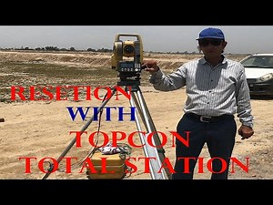 How Resection Process With Topcon ES 105 Total Stations.