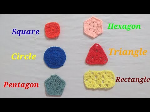 Crochet Basic Shapes | Crochet Geometric Shapes