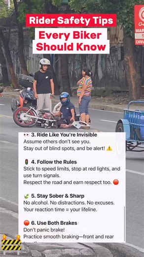 Rider Safety Tips every Biker should Know! 😎 #roadtraffic #roadsafety #driving #lto #mmda | Road Traffic