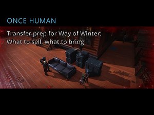 Prep guide for transferring character to Way of Winter server