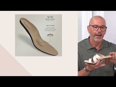 Vionic Strappy Heeled Sandals - Merlot on QVC