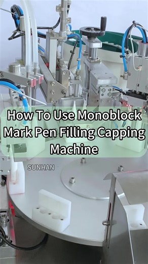Monoblock Mark Pen Filling and Capping Machine