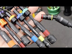 Set your Nuts with 4-inch Deep Mag Bit Drivers! Klein extensions, swivel and more sockets!