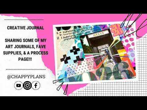 CREATIVE JOURNAL, SET UP, SUPPLIES & PROCESS