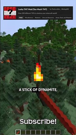 Throwing Some Lucky Dynamite In Minecraft!