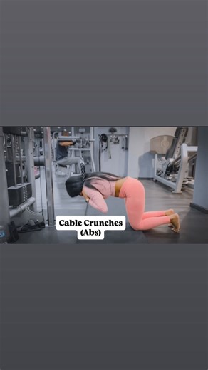 Maxzine | Personal Trainer on Instagram: "Cable crunches are a core exercise that strengthens abdominal muscles, particularly the rectus abdominis, by using a cable machine with a rope attachment to provide resistance during the crunch motion. * Benefits: * Targets core muscles: Cable crunches effectively engage the rectus abdominis, also known as your “abs”. * Isolates abdominal muscles: By using a cable machine, you can isolate your abs, allowing them to do the work without relying on other mu