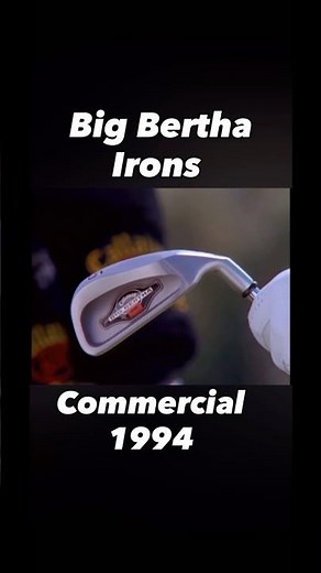 Callaway Big Bertha Irons Commercial 1994 #golf #golfclubs #golfgear #golfequipment #golfer