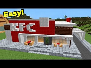 Minecraft: How to Build a KFC Restaurant