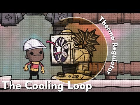 Oxygen Not Included - Cooling Loop Blueprint using a Thermo Regulator