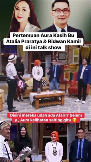 The meeting of Ridwan Kamil, Mrs. Cinta & Aura Kasih.. Love grows from here! #aurakasih #ridwankamil