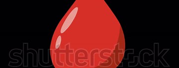 Large Red Animated Blood Drop. A great piece of stock in 4k definition, perfect for film, tv, documentaries, reality TV, trailers, infomercials and more!