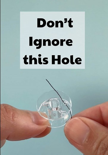 Clean bobbin start every time 🧵✨ Up the tiny hole, down the center = tidy bobbin, smooth & steady 😍 Save this for later follow for more beginner-friendly sewing hacks 🤍 #sewingtok #sewingtips #sewinghacks #bobbinwinding #sewingmachine