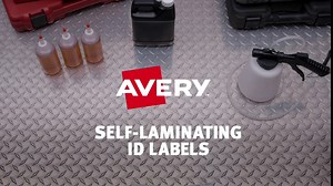 Avery 00754 Easy Align Self-Laminating ID Labels, Laser/Inkjet, 5 x 7 1/2, White (Pack of 25)