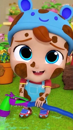 💦 Splash & Squish in the Mud! 🐸 | Nursery Rhymes for kids - Little Angel